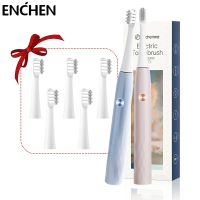 HOKDS ENCHEN T501 Electric Sonic Toothbrush Adult Couple Set Whole Body Washing IPX7 Waterproof with Toothbrush Head Replacement