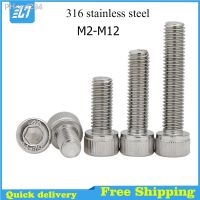 Hex Socket Head Cap Screw Thread Metric Hexagon Allen Head Bolt 316 Stainless Steel M2 M2.5 M3 M4 M5 M6 M8 M10 M12 M16