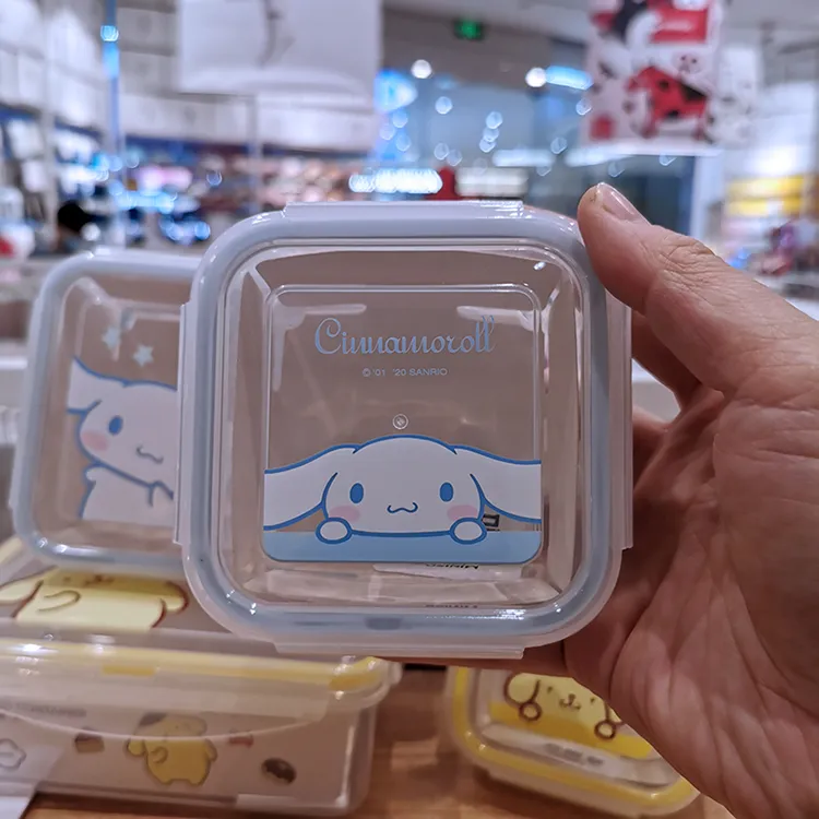 Cinnamoroll Bento Box with Four Buckles 525ml - MINISO