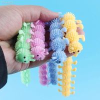 16 Knots Sensory Squeeze Toys For Kids monkey Noodle Stretchy Strings Squeeze Toys -glow In The Dark cute Caterpillar Fidget
