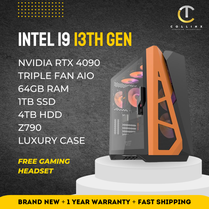 Custom Luxury Gaming Pc Build Intel Core I9 13900kf 13th Gen Pc Custom Luxury Gaming Pc Build Intel Core I9 13900kf 13th Gen Pc