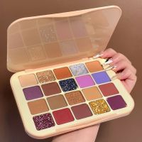 ☞✤☸ 20 Colors Glitter Chestnut Eyeshadow Palette Ultra Shimmer Peal Powder Waterproof Long Lasting Matte Eye Shadow Makeup Cosmetic