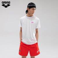 Arena Arena เสื้อยืดแขนสั้นผู้ชายและผู้หญิง,เสื้อโค้ชกีฬาแขนสั้นแห้งเร็วแบบเรียบง่ายเข้ากับทุกชุดสีทึบ