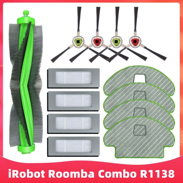 hot-lozklhwklghwh-576-hot-ing-heng-hot-แปรงหลักด้านข้างแปรงตัวกรอง-hepa-ไม้ถูพื้นผ้าทดแทนสำหรับ-irobot-roomba-r113840คอมโบอะไหล่เครื่องดูดฝุ่นหุ่นยนต์