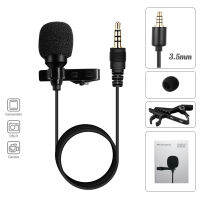 ชุดไมคโครโฟนสำหรับอัดเสียง 3.5mm ไมค์แบบใช้สำหรับคอมพิวเตอร์ ยาว 1.5m สีดำmicrophone