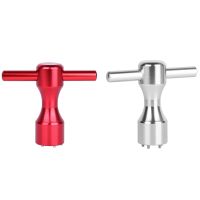 2 Pcs 5 Pin Round Weight Wrench Tool for Taylormade Titleist Scotty Cameron Golf Club Putter, Red &amp; Silver