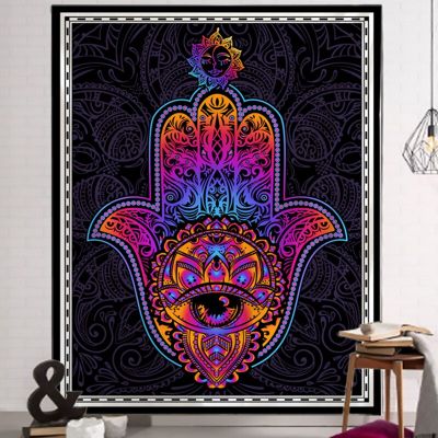 Astrology Tarot Tapestry Wall Hanging Psychedelic Colorful Mandala Bohemian Hippie TAPIZ Wizardry Home Decor