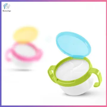 Baby Snack Bowl Cup Container Toddler Snacker No Spill Active Bowl