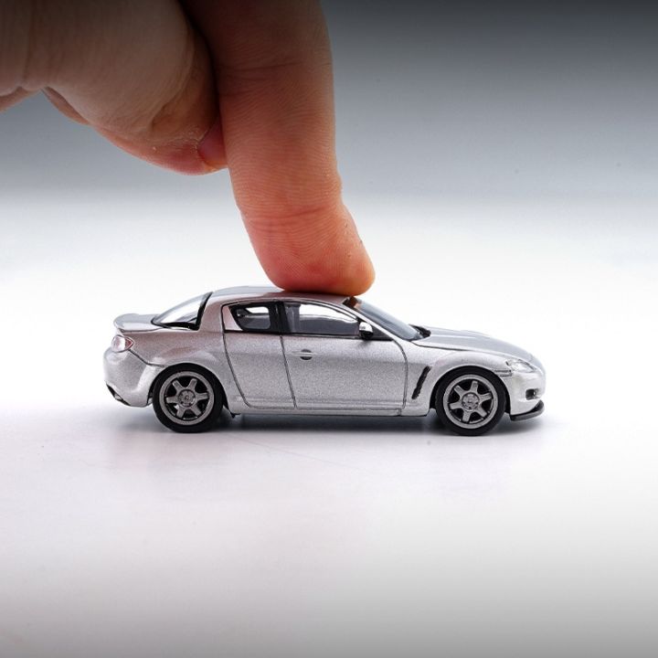 um-1-64โมเดลรถโลหะผสมรถสปอร์ต-rx-8-mazda-แบบจำลองรถยนต์เล็กโมเดลย่อส่วน-diecast