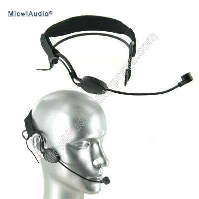 Headworn Condenser ME3 Microphone Headset For AKG Shure Senheiser and Audio Technical Wireless MicwlAudio 005 Black