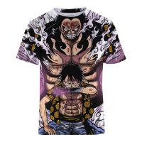 ONE PIECE T-Shirt for Kids Boys Crew Neck Shirt Casual  Anime Top