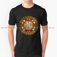 Authorized Mg Service Cool Design Trendy Tshirt Tee Mg Mgb Mga Abingdon Mgtd Mgtf Mgc Midget Magnette British Classic