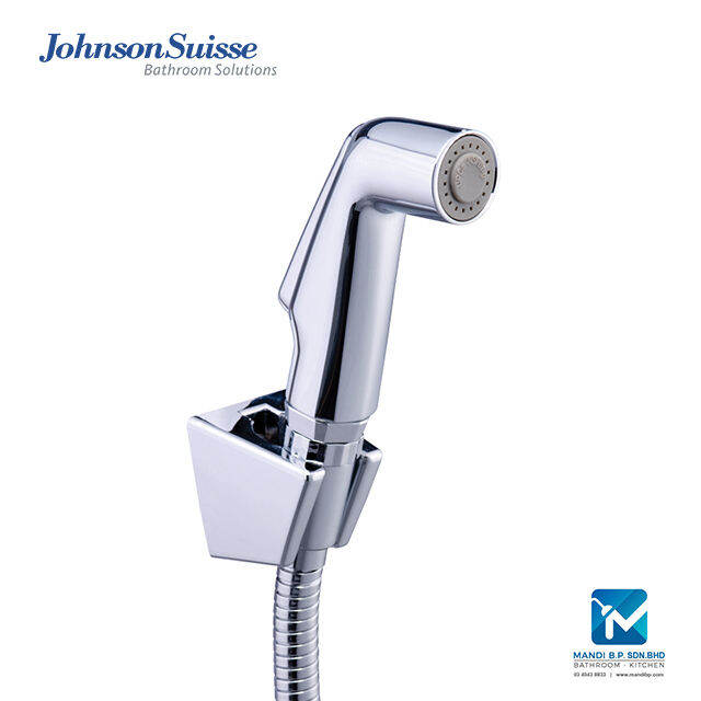 Johnson Suisse Hand Bidet Set C/W Hand Spray 1.2M Flexible Hose (Chrome