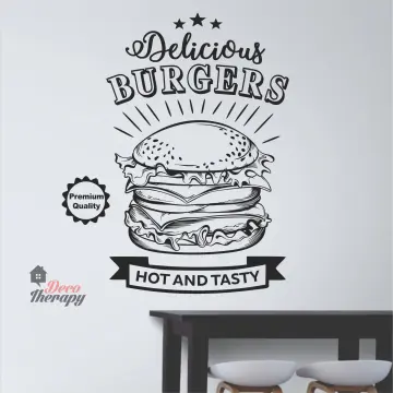Sticker Affiche Burger, Autocollants