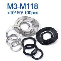 65 Mangnese Steel M3 M4 M5 M6 M8 M10 M12 M14 M16 M19 M21 M24 M27-M118 Wave Washer 3/5/6/7 Wave Crest Type Gasket Spring Washer