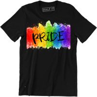 เสื้อยืดผ้าฝ้ายพิมพ์ลายแฟชั่น เสื้อยืด พิมพ์ลาย Rainbow Pride Lgbt Proud Gay Soho London Art Sports พลัสไซซ์ สําหรับผู้ช