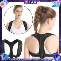 Bitak Posture Corrector สำหรับผู้ชายและผู้หญิง - ที่หนีบรั้งด้านหลังส่วนบนพร้อมส่วนรองรับกระดูกไหปลาร้าที่ระบายอากาศได้