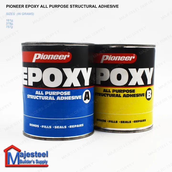 Pioneer Regular Epoxy All Purpose Structural Adhesive Bonds/Fills/Seals ...