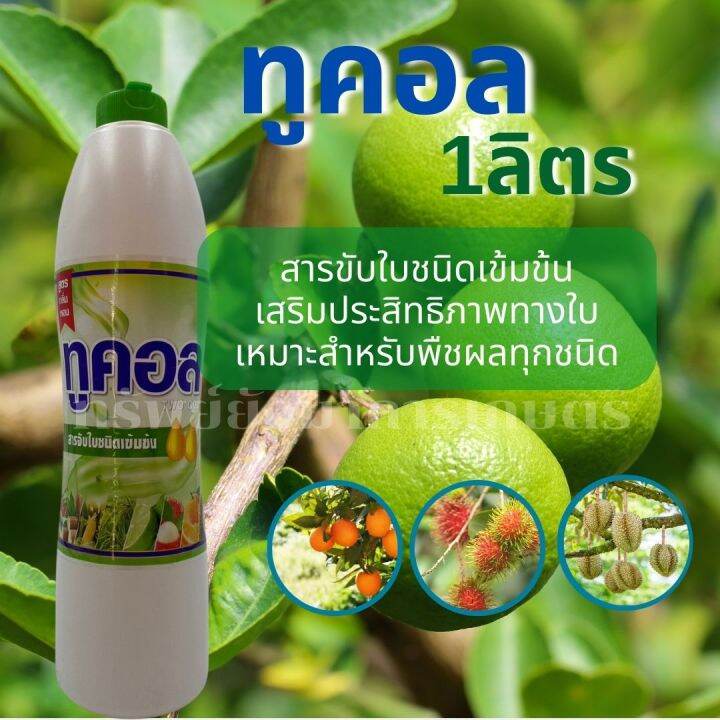 ทูคอล-1ลิตร-สารขับใบชนิดเข้มข้น-เสริมประสิทธิภาพทางใบ-เหมาะสำหรับพืชผลทุกชนิด