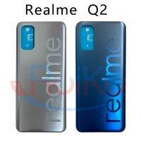 แบตเตอยฝาหลังพลาสติกสำหรับ OPPO Realme Q2แบต RMX2117อะไหล่ทดแทนที่อยู่อาศัยสำหรับ Oppo Realme Q2ด้านหลัง