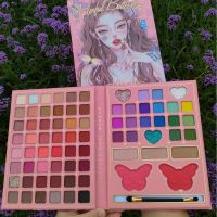 ◑✙ 74 Color Butterfly Beauty Eyeshadow Matte Pearl Blush Makeup Korean Cosmetics Eye Glitter Cute Make Up paletas de maquillaje