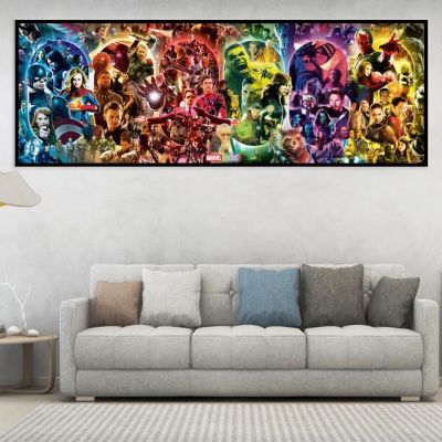 ☼ Marvel Movie All Heroes Avengers Alliance โปสเตอร์ผ้าใบ Modern Home Living Room Wall Art ภาพวาดพิมพ์ภาพตกแต่งห้องภาพจิตรกรรมฝาผนัง