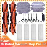 【lz】✇♘  Para xiaomi mi robô mop vácuo pro 3c 2s de reposição hepa filtro lateral principal escova capa mop titular acessórios peças