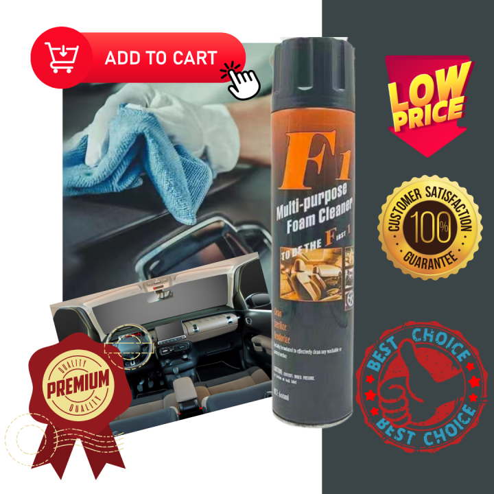 F1 MultiFunctional Foam Cleaner MultiPurpose for Car and House Spray