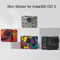 สติกเกอร์สำหรับ Insta360 GO 3สติกเกอร์ร่างกายฟิล์มป้องกันสำหรับ Insta360 GO 3ผิวกล้องแอคชั่นแคมเมราอุปกรณ์เสริม