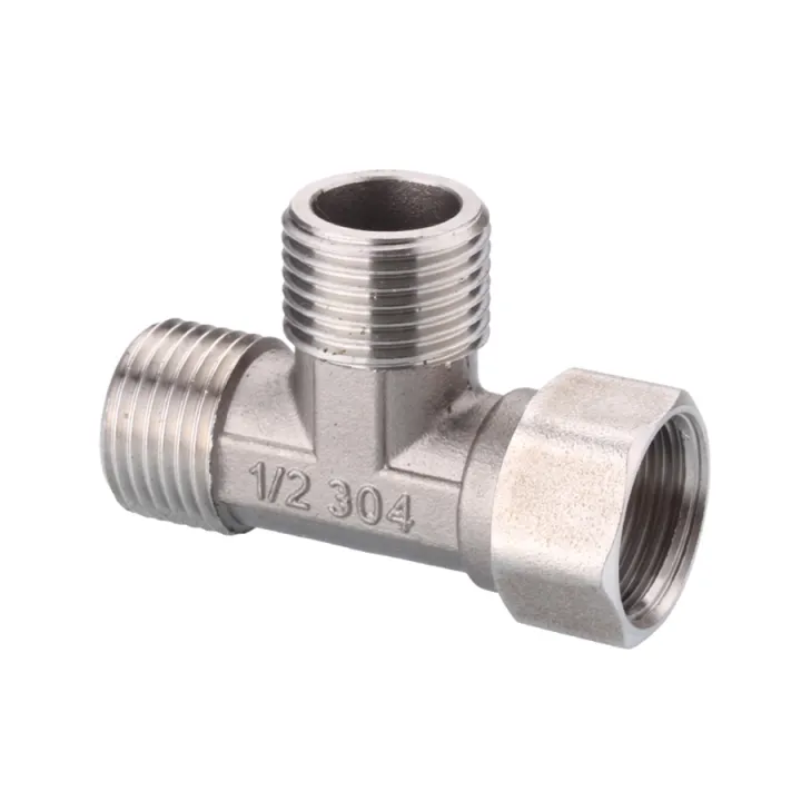 304-stainless-steel-movable-joint-1-2-bsp-female-male-thread-tee-type-elbow-butt-joint-adapter-adapter-coupler-plumbing-fittings