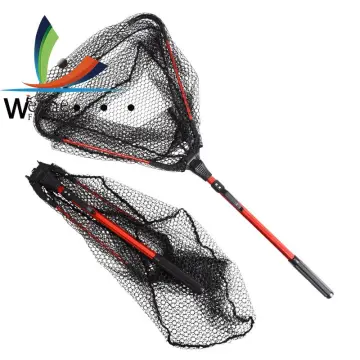 80cm Collapsible Fishing Nets Telescopic Handle Hand Net Folding