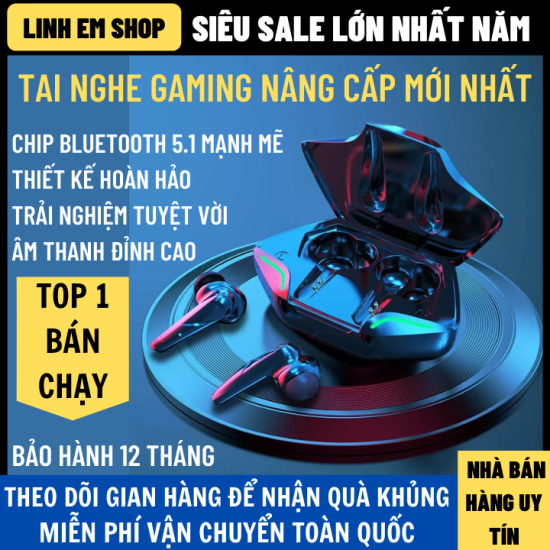 Tai nghe bluetooth gaming bản mới nâng cấp thiết kế mạnh mẽ - ảnh sản phẩm 1
