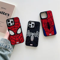 《KIKI》CASE.TIFY Spider-Man High-end mirror Phone case for iphone 14 14pro 14promax 13 13pro 13promax High quality drop and shockproof hard case 12 12pro 12promax 11 Marvel character graffiti pattern New Design ins style popular