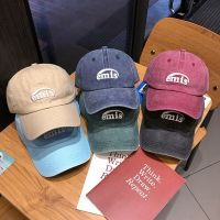 2023 New Korean EMIS Letter Baseball Cap Simple Fashion Adjustable Cotton Sun Hat Casual Summer Unisex Hip Hop Cap For Men Women