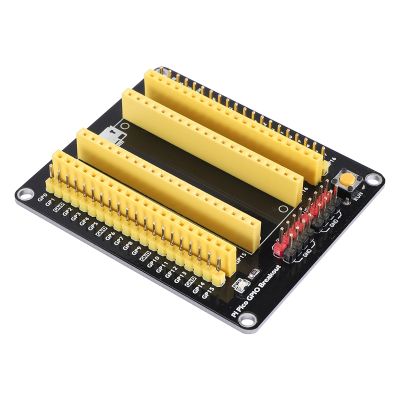 For Raspberry Pi Pico GPIO Breakout Extender DIY Expansion Board No Need to Solder External Sensor Modules