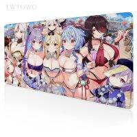 【jw】℗☒  Genshin Anime Gamer New Custom Large Mousepad Soft Rubber