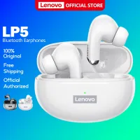 Lenovo LP5 หูฟังไร้สายบลูทูธ TWS ตัดเสียงรบกวนควบคุมการสัมผัสตัดเสียงต่ํา หูฟังไร้สาย bluetooth 5.0 หูฟังบลูทูธมีไมค์ หูฟังไร้สาย หูฟังเล่นเกมส์ handfree headset headphone sports true wireless earphone earbuds earphones earpods earpod