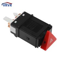 6N0953235 5 Pins Hazard Emergency Light Warning Switch For VW Transporter Polo Classic Lupo 6N0953235C 1C0953235D