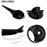 □ Motorcycle Oil Filter Funnel Set Primary Case Oil Fill Funnel Black Cap Wrench For Harley Touring Sportster XL 48 Dyna Softail