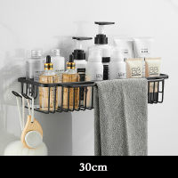 Space Aluminum Bathroom Holder Shelf Black Kitchen Organizer Shampoo Basket Shower Storage Rack