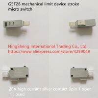 Original new 100% G5T26 mechanical limit device stroke micro switch 26A high current silver contact 3pin 1 open 1 closed