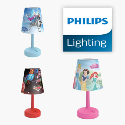 นำเข้า 🇺🇸 โคมไฟตั้งโต๊ะสำหรับเด็ก Philips Disney Portable Children Kids Bedside Table Lamp ราคา 690 บาท