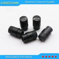 10pcs plug-in 180 degree potentiometer half shaft plastic knob cap case instrument twist top