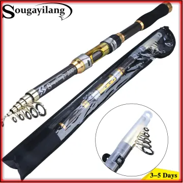 GOTURE TENACITY Brown Stream Fishing Rod Fishing Pole Telescopic Fishing  Rod 3/7 Power