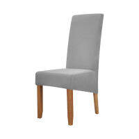 [COD] ผ้าคลุมเก้าอี้ขนาดใหญ่สำหรับห้องรับประทานอาหารผ้าคลุมโซฟา Universal Chair Slip Cover 15สีทึบมีสีดำ Navy Beige White