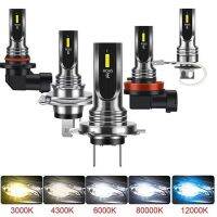 2Pcs H7 H4 LED Car Headlight Motorcycle Fog Lamps H1 H3 Auto Bulb H6 H8 H9 H11 9006 9005 HB4 Bright Light 12V Led Aileo Canbus Bulbs  LEDs  HIDs