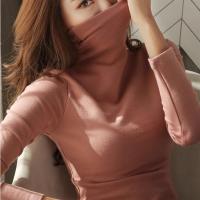 Turtle Neck Inner Blouse High Neck Muslim Long Sleeve Tops