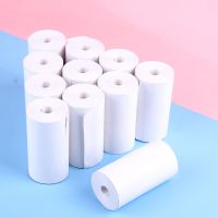 ♠☬ 3/6 Rolls Thermal Paper White Colorful Adhesive Thermal 57x30mm Roll Direct Portable Sticker Paper For Pocket Thermal Printer