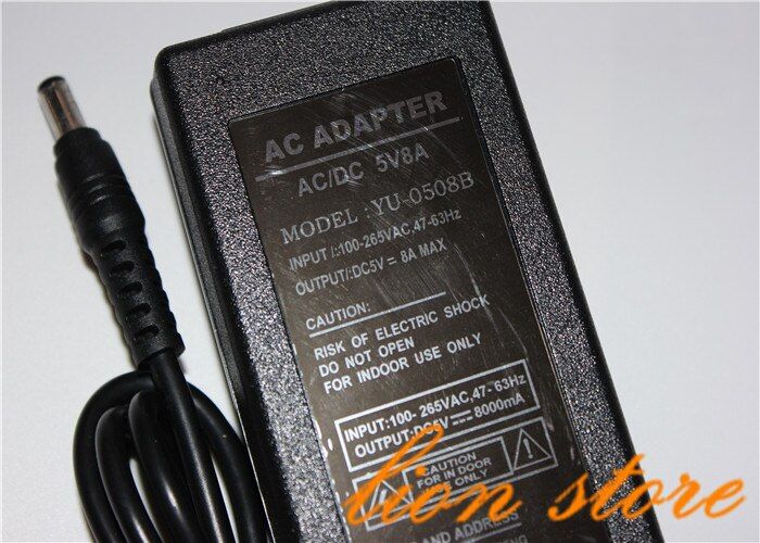 high-quality-dc-5v-8a-switch-power-supply-40w-led-power-adapter-ac-100-265v-input-with-us-uk-au-eu-plug-free-shipping-electrical-circuitry-parts