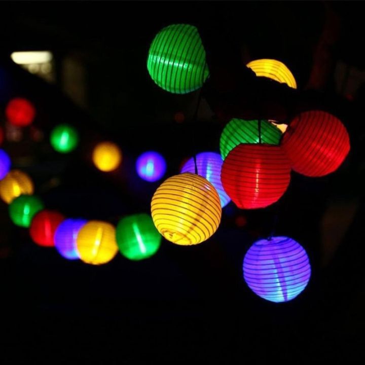 solar-lantern-led-light-string-garden-outdoor-waterproof-light-ball-string-lights